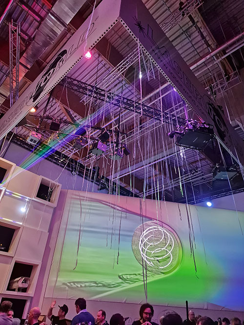 TouchDesigner used in an immersive media installation