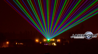 Beispiel eines Laser Rainbows 02
