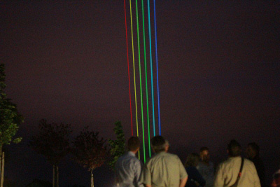 Beispiel eines Laser Rainbows 01