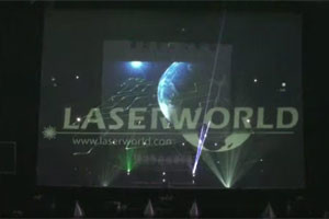 Spectacle laser Laserworld @ Prolight + Sound 2012