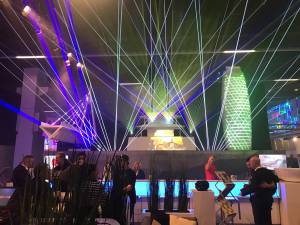 Spectacle laser sur le stand de Laserworld à Prolight+Sound Francfort 2017 - 20