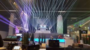 Laser show at the Laserworld stand at Prolight+Sound Frankfurt 2017 - 25