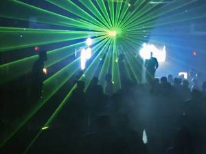 Lasershow bei Firmenevent mit Otto Knows 2013 - 19