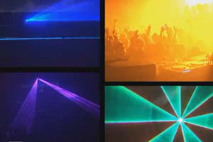 Purelight PL-10.000RGB 10W at events with Ferry Corsten