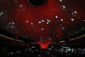 Salon IAA - Projection laser sur le stand d'exposition de Mercedes Benz - 10