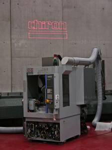 Projection du logo au laser pour Chiron - 3