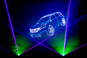 Cartographie laser pour le lancement de la nouvelle Peugeot 5008