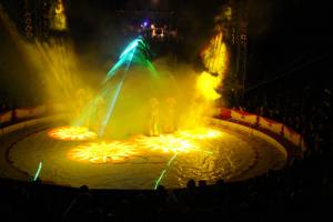 Circo de Navidad en Karlsruhe / Alemania - Flashlight Showtec - 6