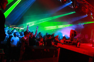 Lasershow beim Open Beatz 2011 