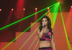 Lasershow auf der Cheryl Cole Tour – A million lights - 12