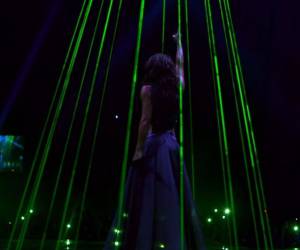 Lasershow auf der Cheryl Cole Tour – A million lights - 7