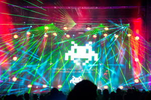 Lasershow beim Open Beatz Festival 2013 