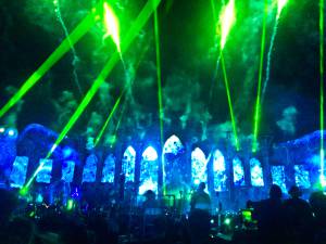 Lasershow beim Electric Daisy Carnival 2014 in Las Vegas - 6