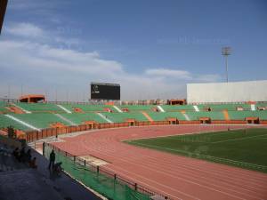 Proyección láser en el estadio deportivo de El Cairo, Egipto - 7