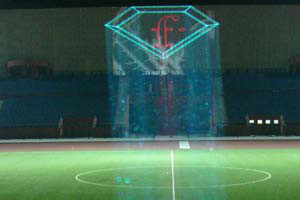 Laser Projection @ Sports Stadium in Cairo, Egypt