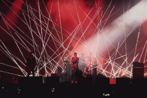 Spectacle laser @ Męskie Granie Concert Tour en Pologne