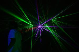 Lasershow bei den Mobile Club Sounds, Januar 2012 - 4