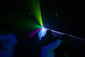 Lasershow bei den Mobile Club Sounds, Januar 2012 - 5