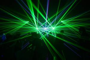 Lasershow bei den Mobile Club Sounds, Januar 2012 - 9