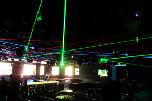 Laser Show @ Winebar Event in Nanjing, China