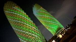 Laser architectural pour la tour Al Bahar à Abu Dhabi (EAU) - 10