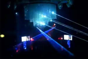 Laser Show @ Luminar - DJ of the Year Finals, Nottingham, Reino Unido 2013.