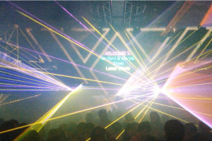 Installation laser au New Club à Ho Chi Minh Ville, Vietnam