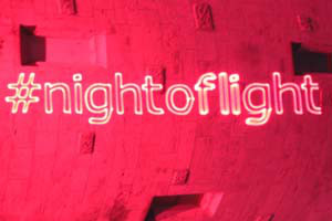 RTI Laserprojektion bei der Night of Light 2020 