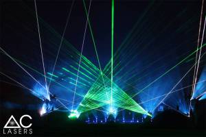 Spectacle laser @ Alton Towers Fireworks 2017, Royaume-Uni - 3