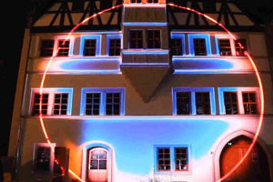 Lasermapping Projekt @Neustadt an der Orla (Deutschland)