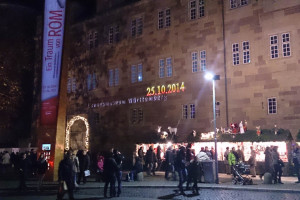 Instalación láser en Stuttgart, Alemania