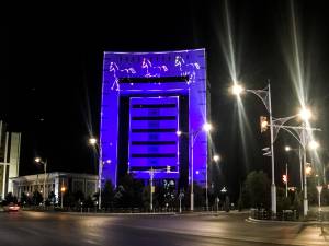 Laser architectural aux Jeux asiatiques en salle d'Aşgabat (Turkménistan) - 3