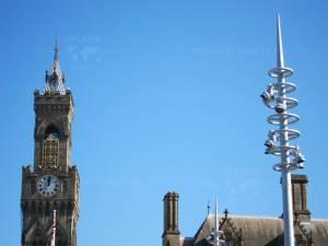 Bradford, Inglaterra 2011 - instalación de espectáculo láser impermeable al aire libre - 7