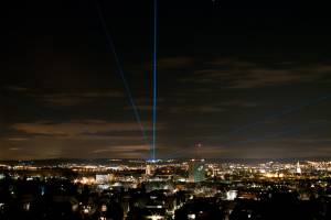 Laserstrahlen über dem Bodensee - 9