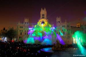 Espectáculo navideño multimedia en Madrid, España - 2