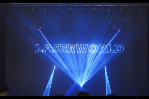 Lasershow auf der Prolight und Sound 2015, Frankfurt