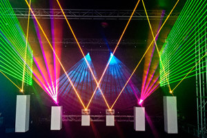 Laser show @ Prolight+Sound Guangzhou 2016