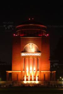 Planetarium Hamburg, Allemagne - installation d'un spectacle laser - 8