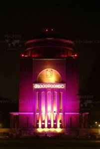 Planetarium Hamburg, Allemagne - installation d'un spectacle laser - 9